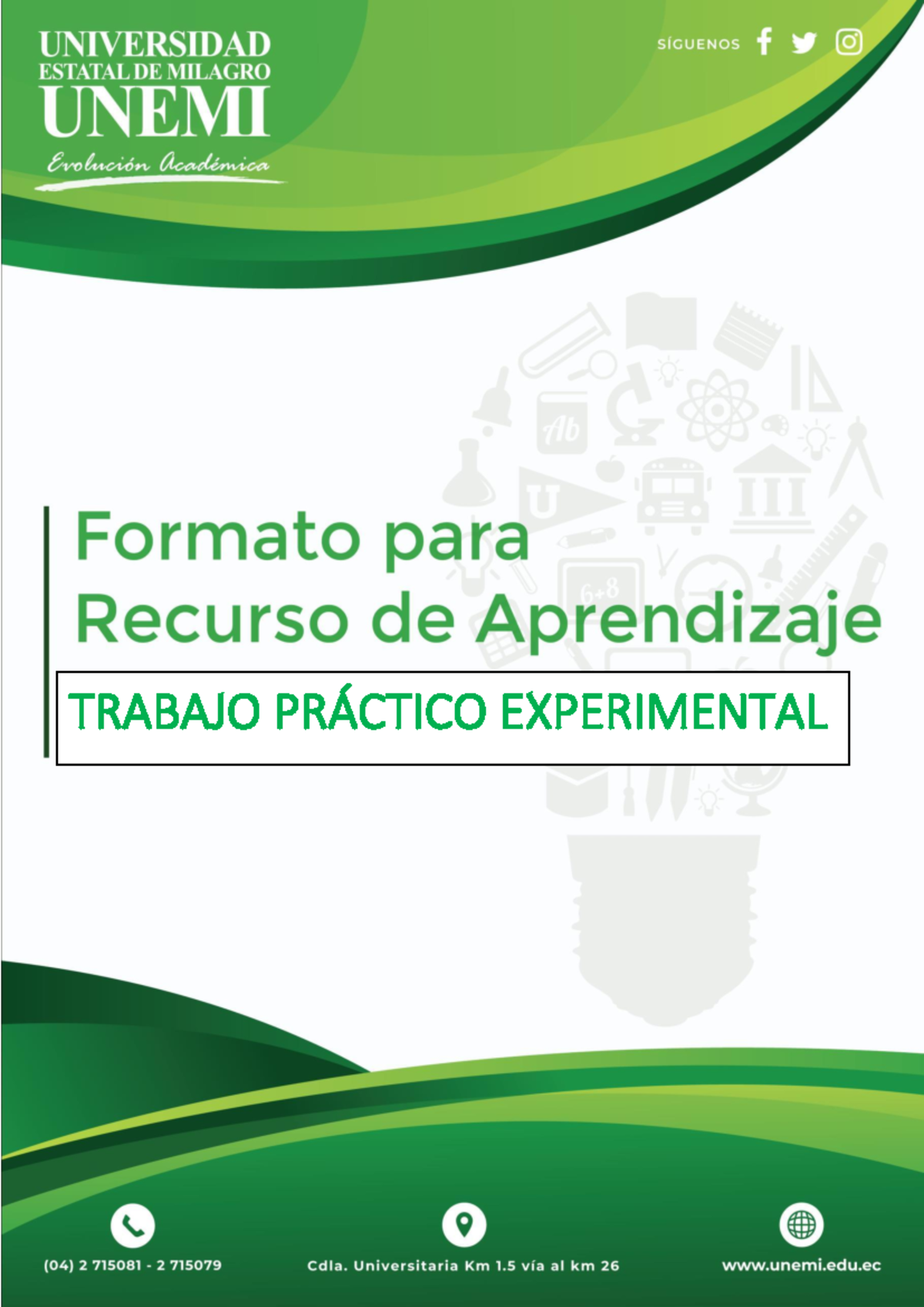 Trabajo paractico Experimental - TRABAJO PRÁCTICO EXPERIMENTAL FACULTAD ...