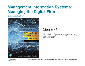 Chapter 5 - Test Bank Of Management Information Systems, 14e (Laudon ...