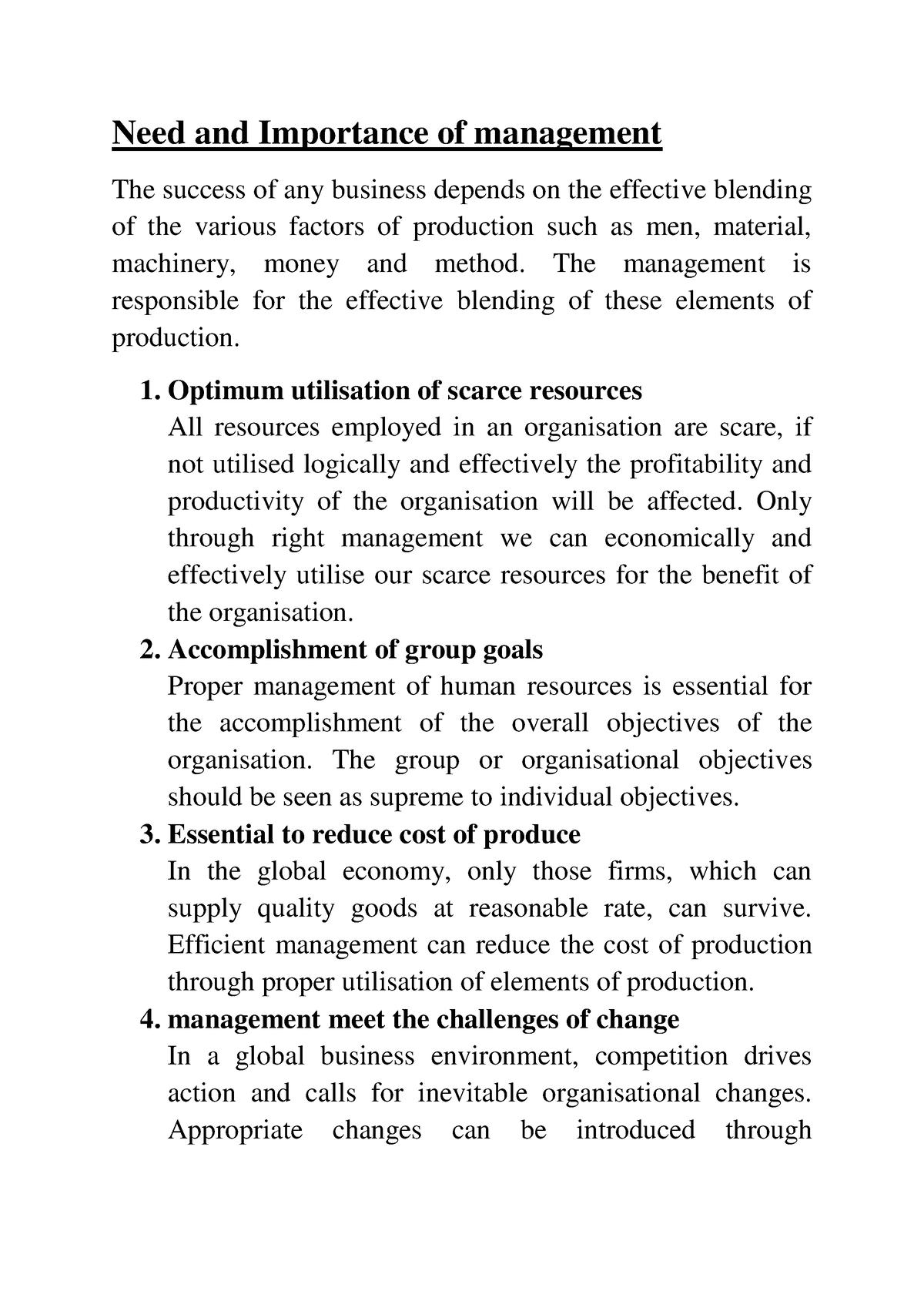 need-and-importance-of-management-the-management-is-responsible-for