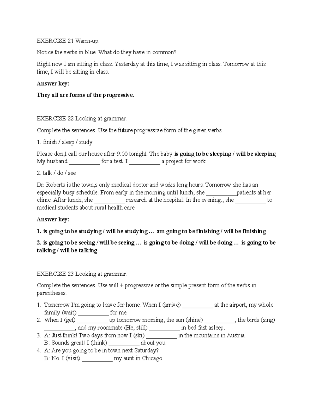 Chapter 3 Exercise 21, Exercise 22, Exercise 23, Exercise 24, Exercise ...