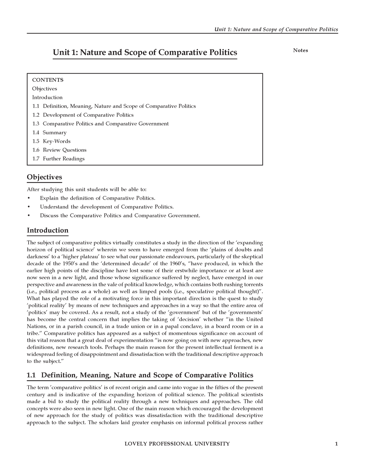 nature-and-scope-of-comparative-politics-understand-the-development