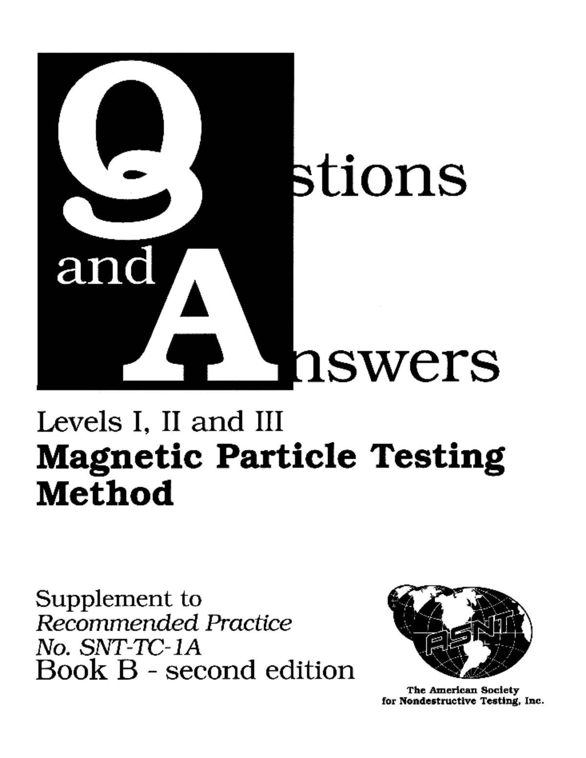 380352124 ASNT Questions and Answers Levels I II and III Book B