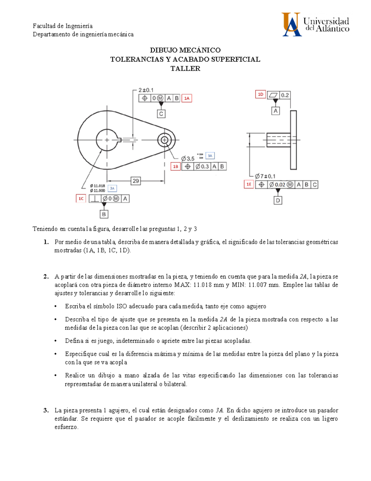 Tolerancias 2023-1 - Facultad De Ingeniería Departamento De Ingeniería ...