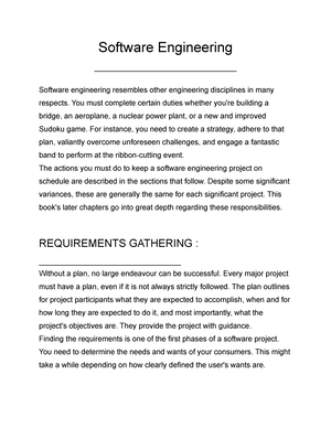 Software Engineering Chapter 1 - Part 3 - TESTING: It Is Quite ...