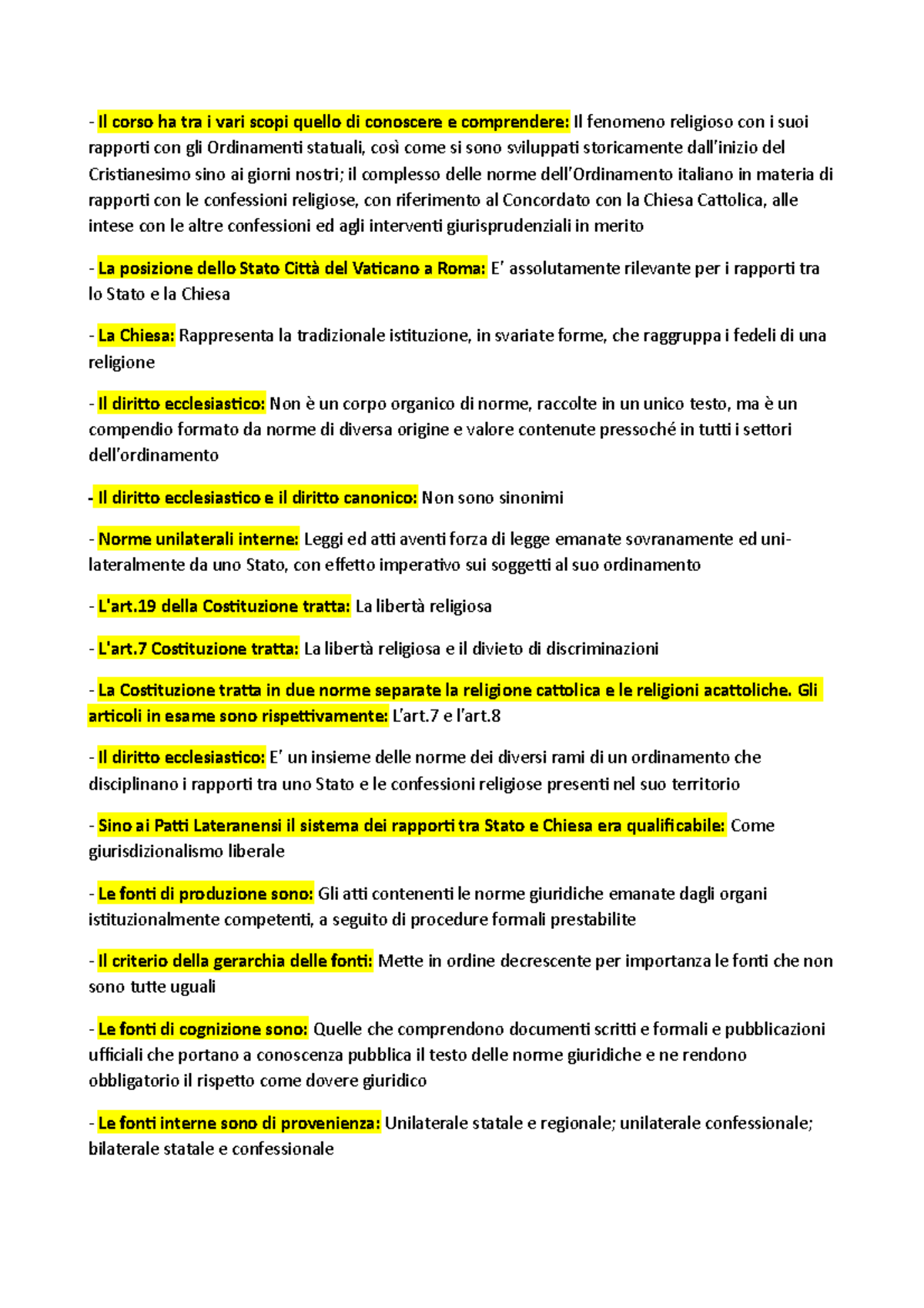 Set Domande Multiple Il Corso Ha Tra I Vari Scopi Quello Di Conoscere E Comprendere Il