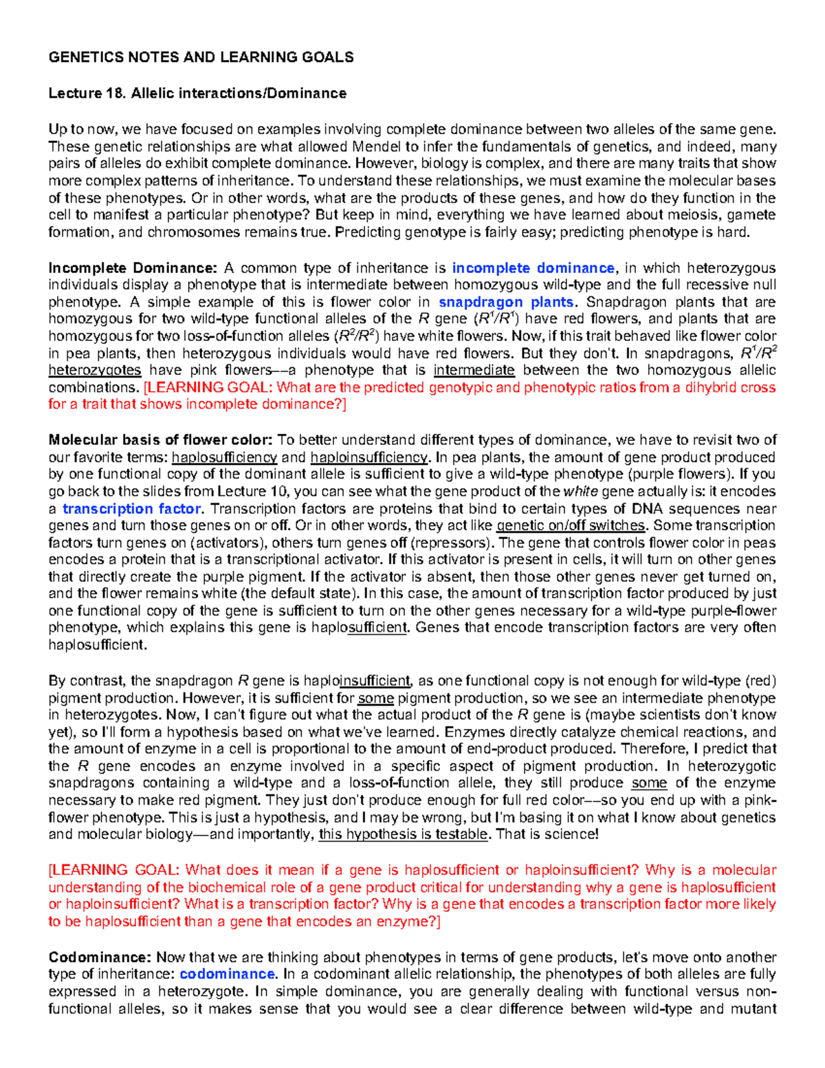 genetics-notes-18-allelic-interactions-dominance-genetics-notes