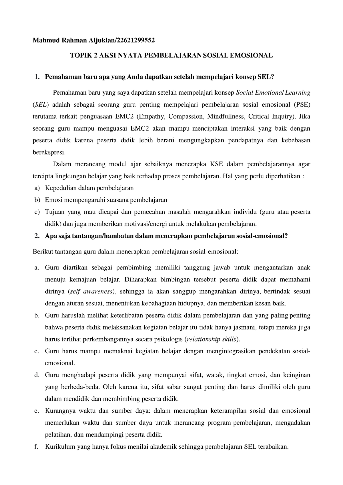 02.01.3-T2-7a Aksi Nyata - Mahmud Rahman Aljuklan/ TOPIK 2 AKSI NYATA ...