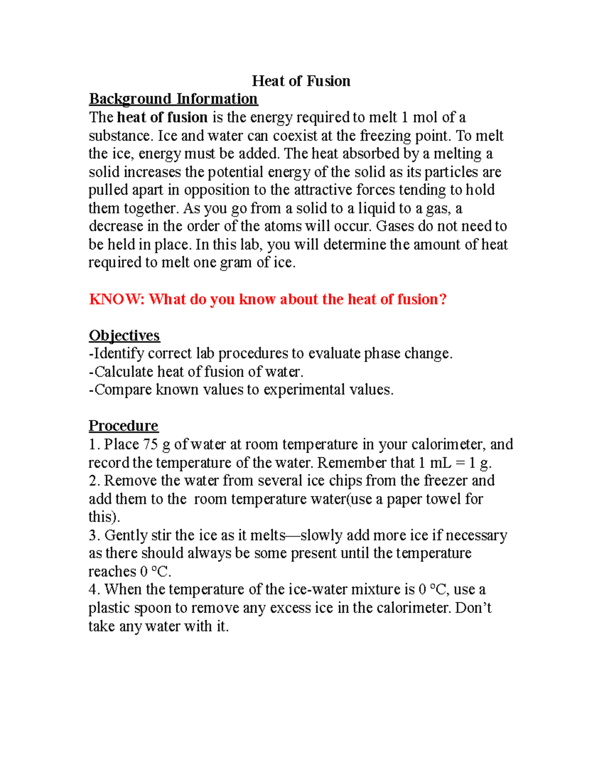 chemistry-chapter-14-heat-of-fusion-lab-report-heat-of-fusion