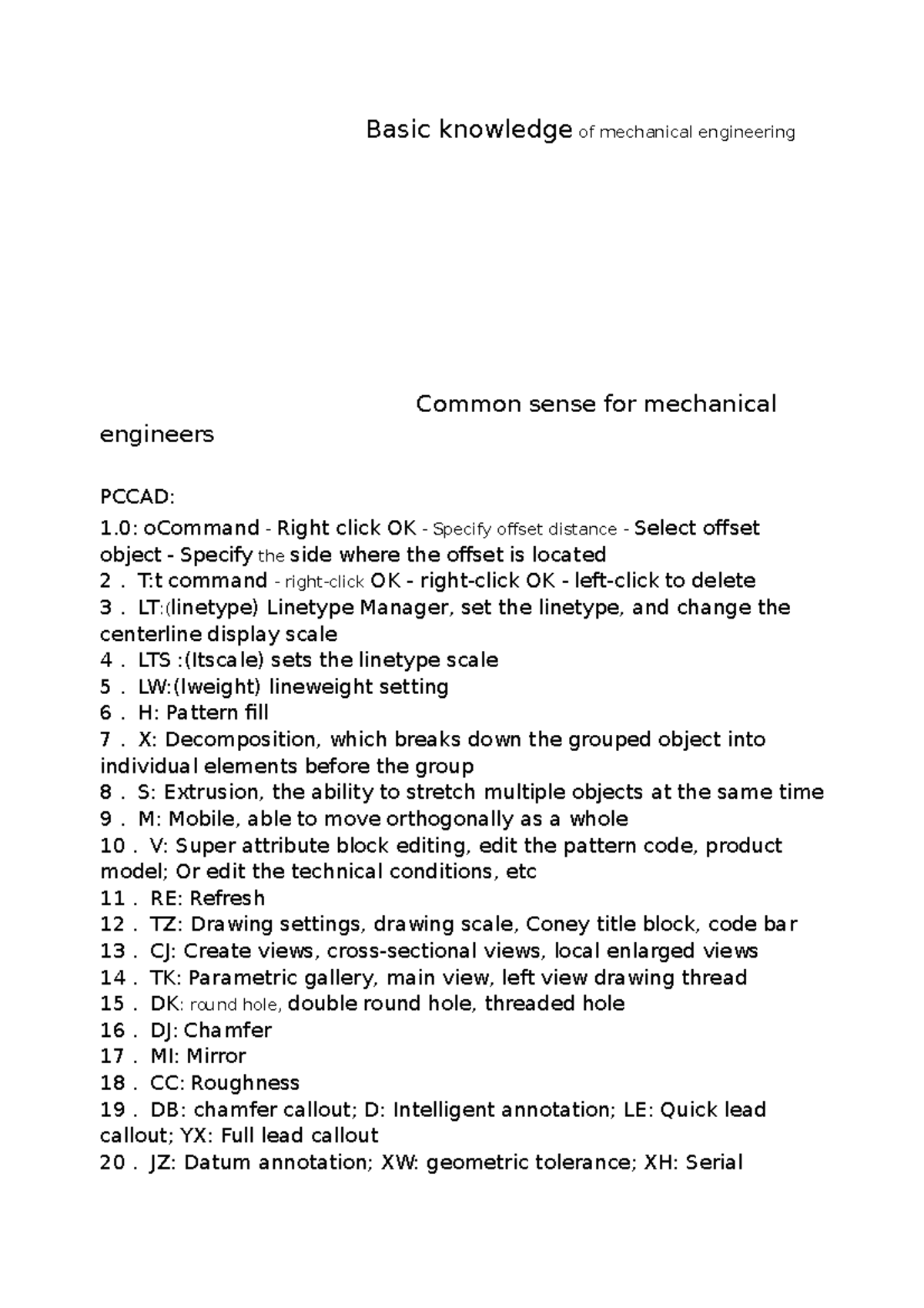 Basic knowledge of mechanical engineering - Select the layer, set the ...