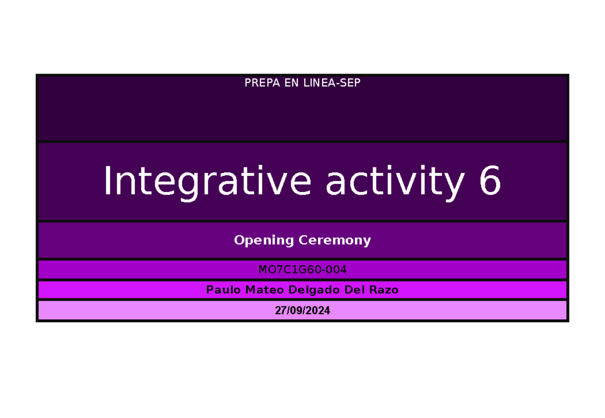 Actividad integradora 6 modulo 7 - PREPA EN LINEA-SEP Integrative