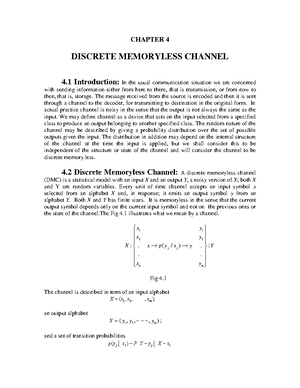 Information Theory and Coding UNIT-5 - Studocu