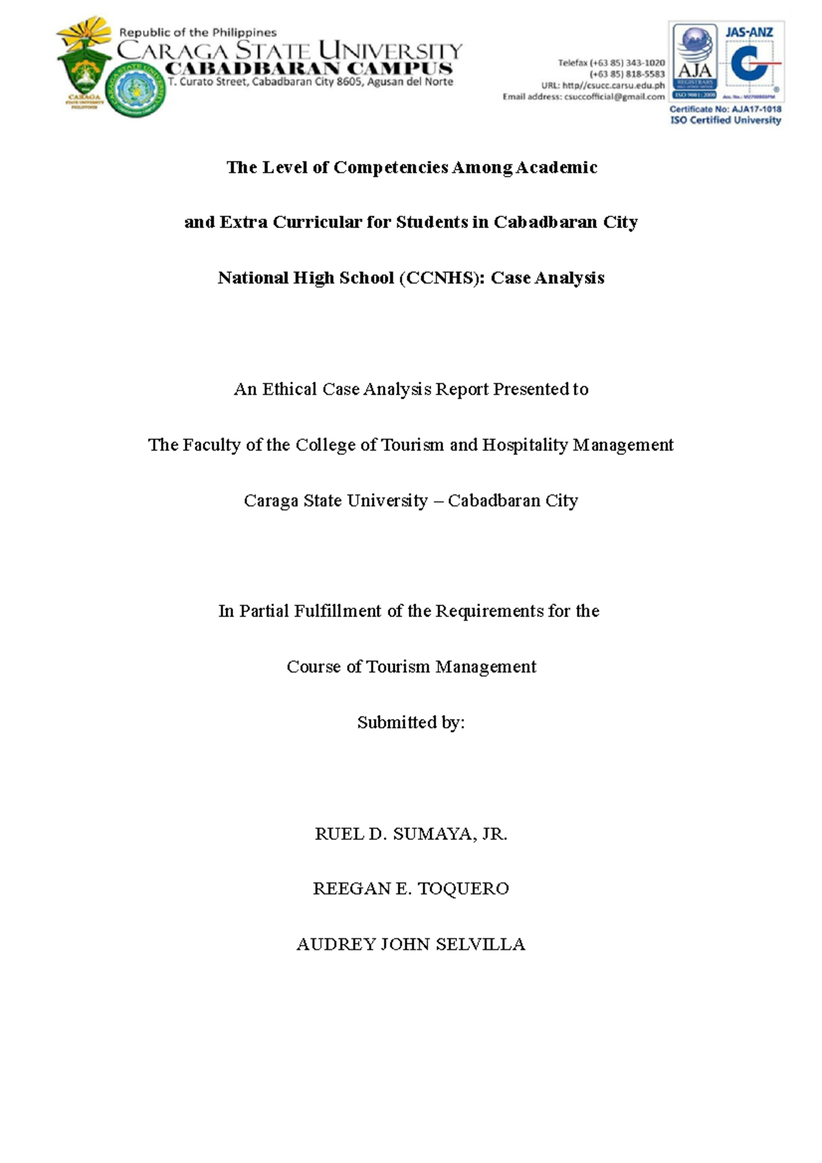 Ecar-introduction - Ecar - The Level of Competencies Among Academic and ...