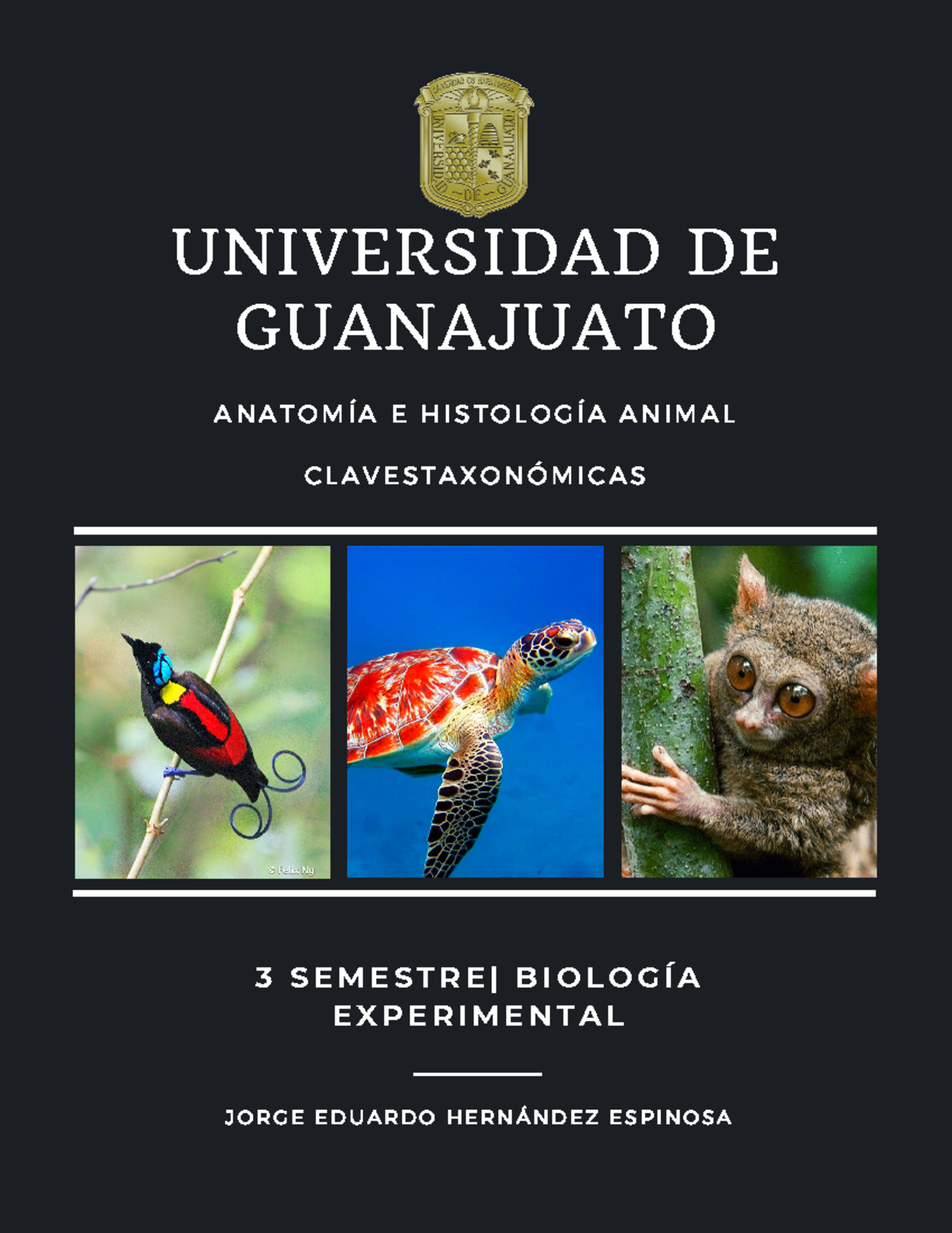 Claves Taxonómicas 3 SEMESTRE BIOLOGÍA EXPERIMENTAL EDUARDO