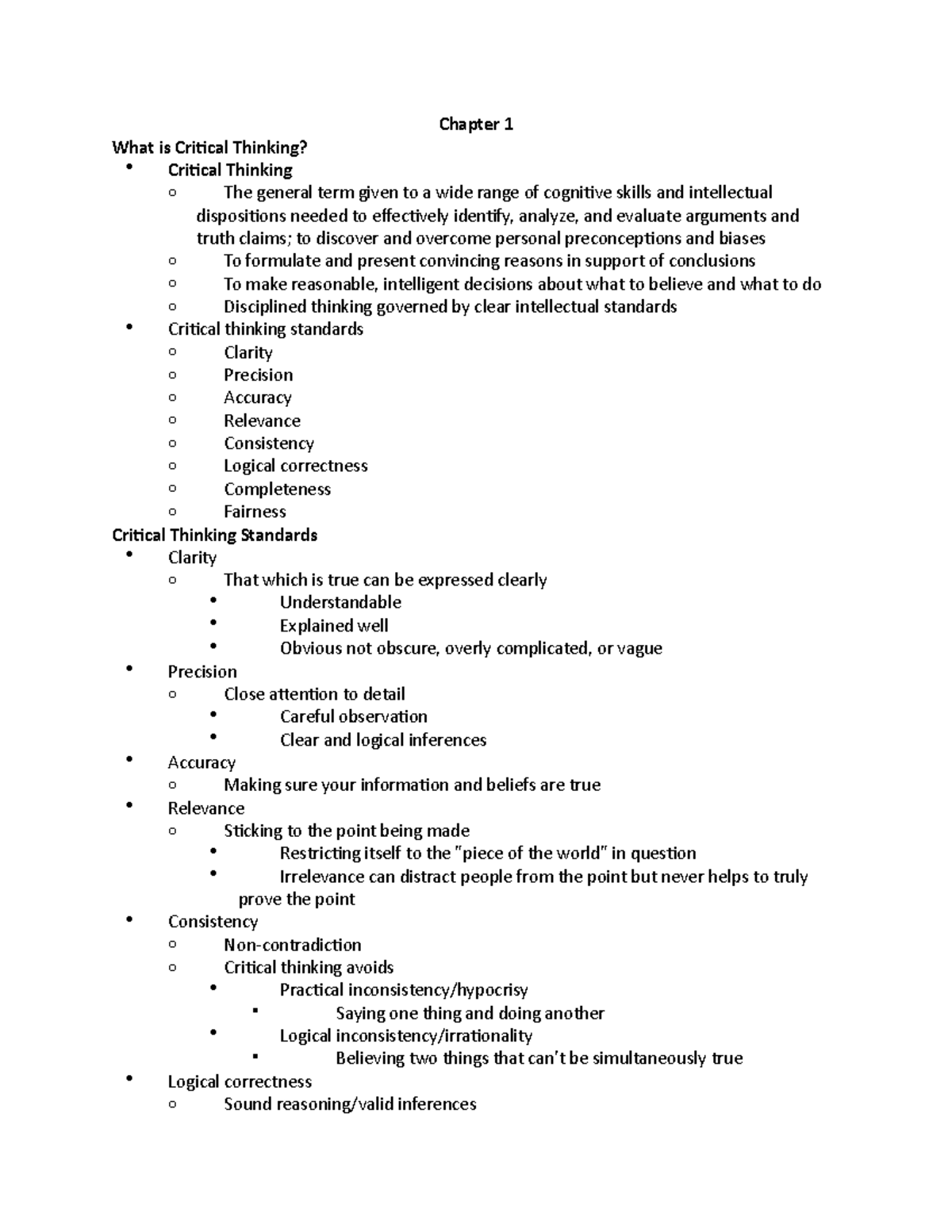 class-notes-chapter-1-what-is-critical-thinking-critical-thinking-o