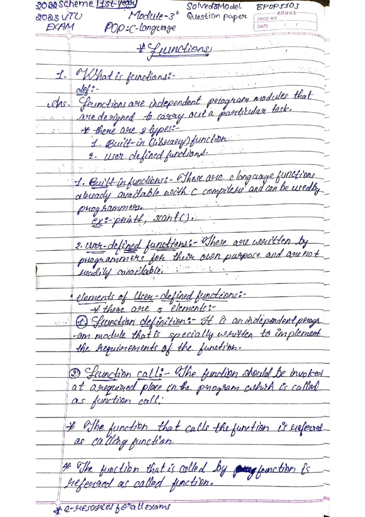 Module 3 VTU Solved ALL Model Question Paper OF Principle OF ...