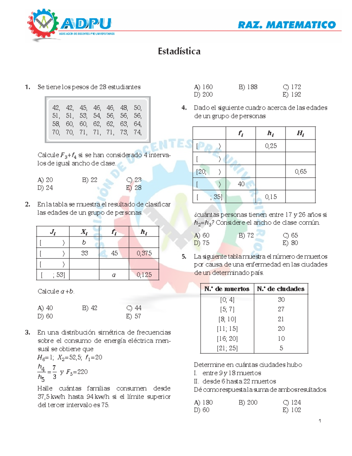 Repaso Estadistica Beca Del Histograma Mostrado Calcule La Cantidad De Personas Que