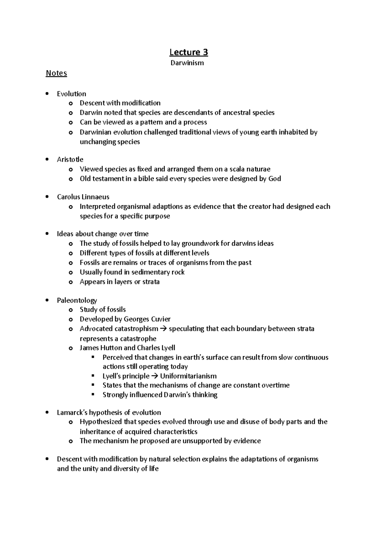 diversity-notes-3-lecture-3-darwinism-notes-evolution-o-descent-with