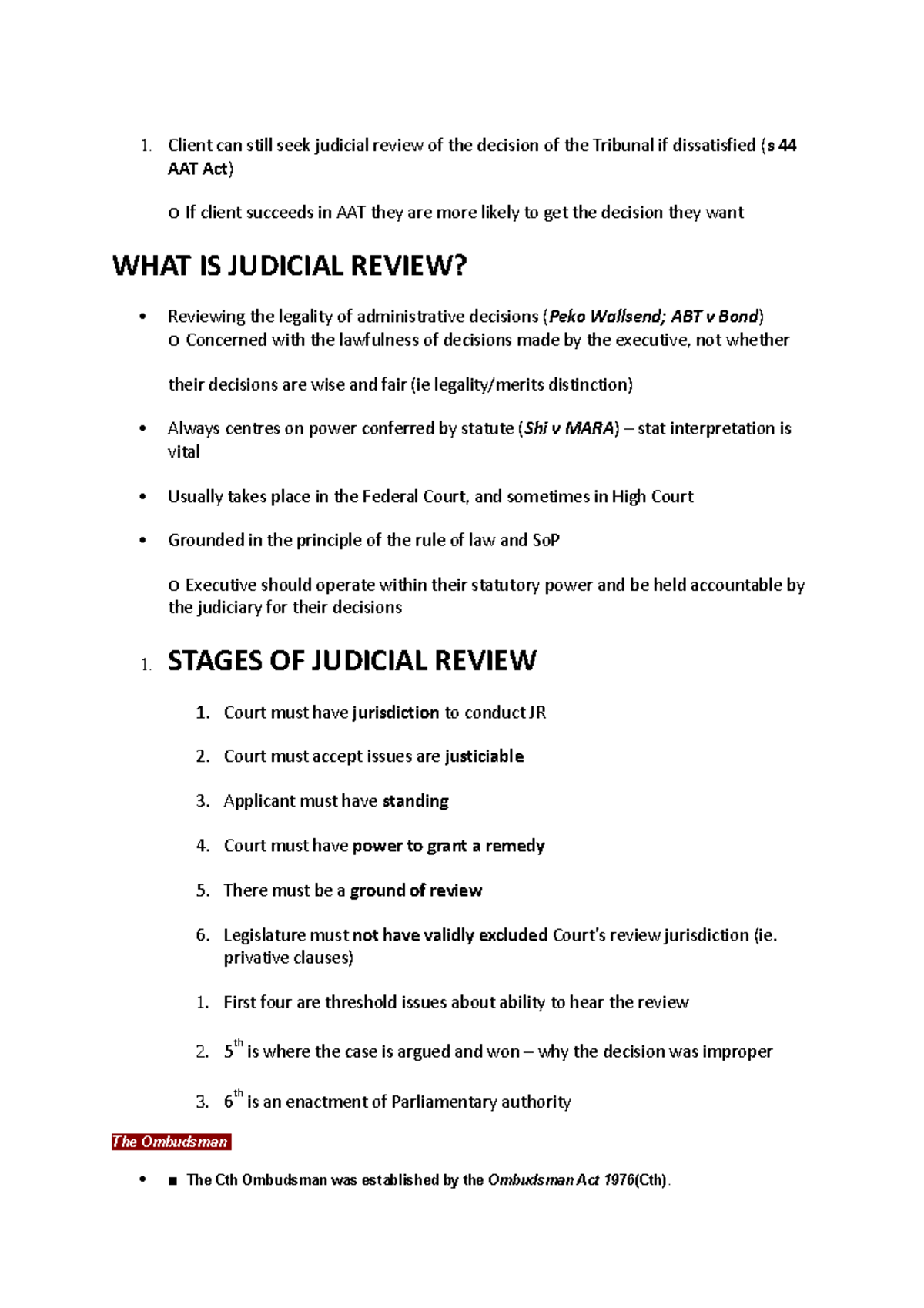 social law judicial assignments