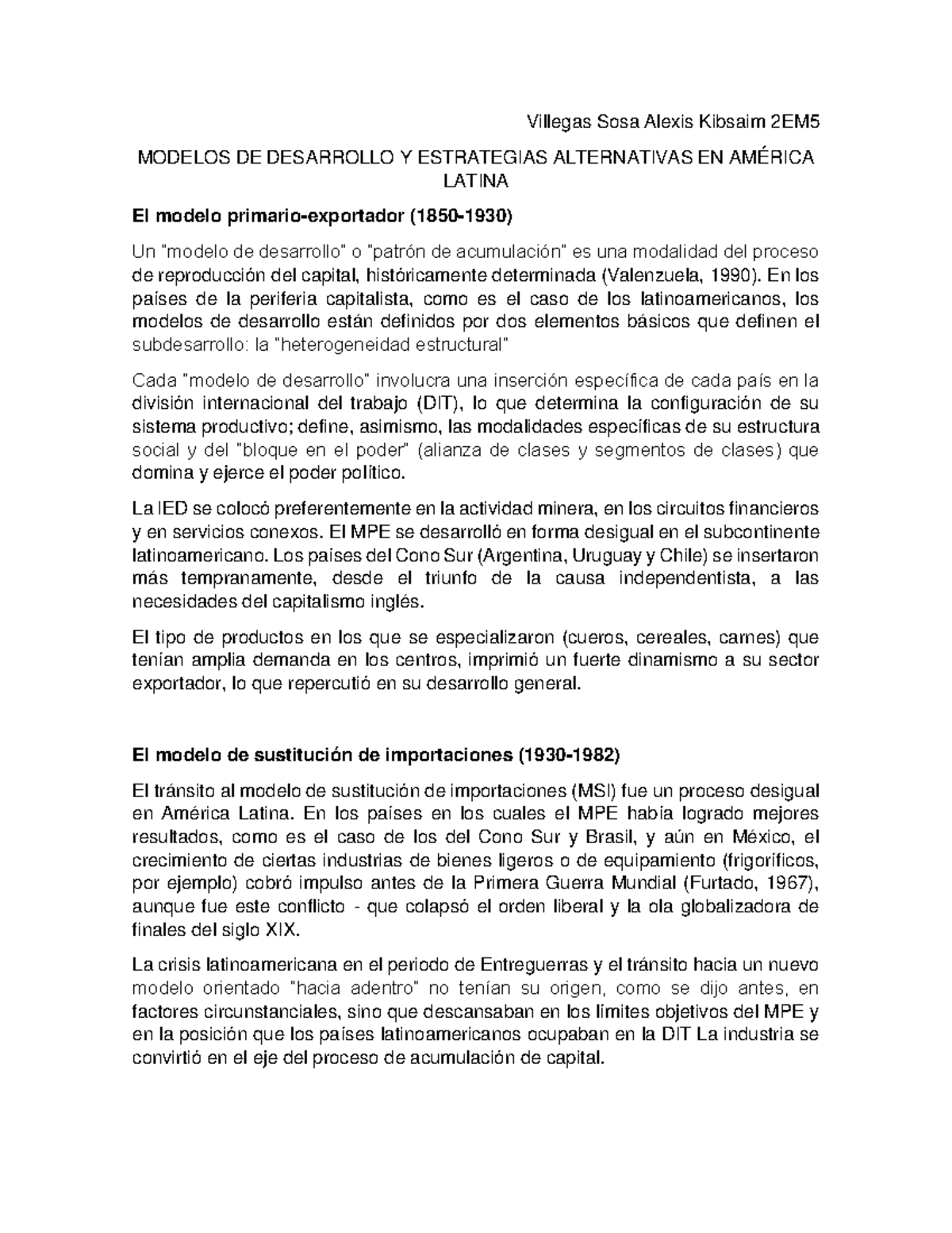 D Earrollo-convertido - Villegas Sosa Alexis Kibsaim 2EM MODELOS DE  DESARROLLO Y ESTRATEGIAS - Studocu