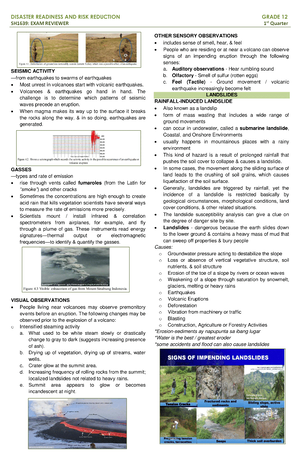 Disaster risk reduction notes - Disaster Readiness and Risk Reduction ...