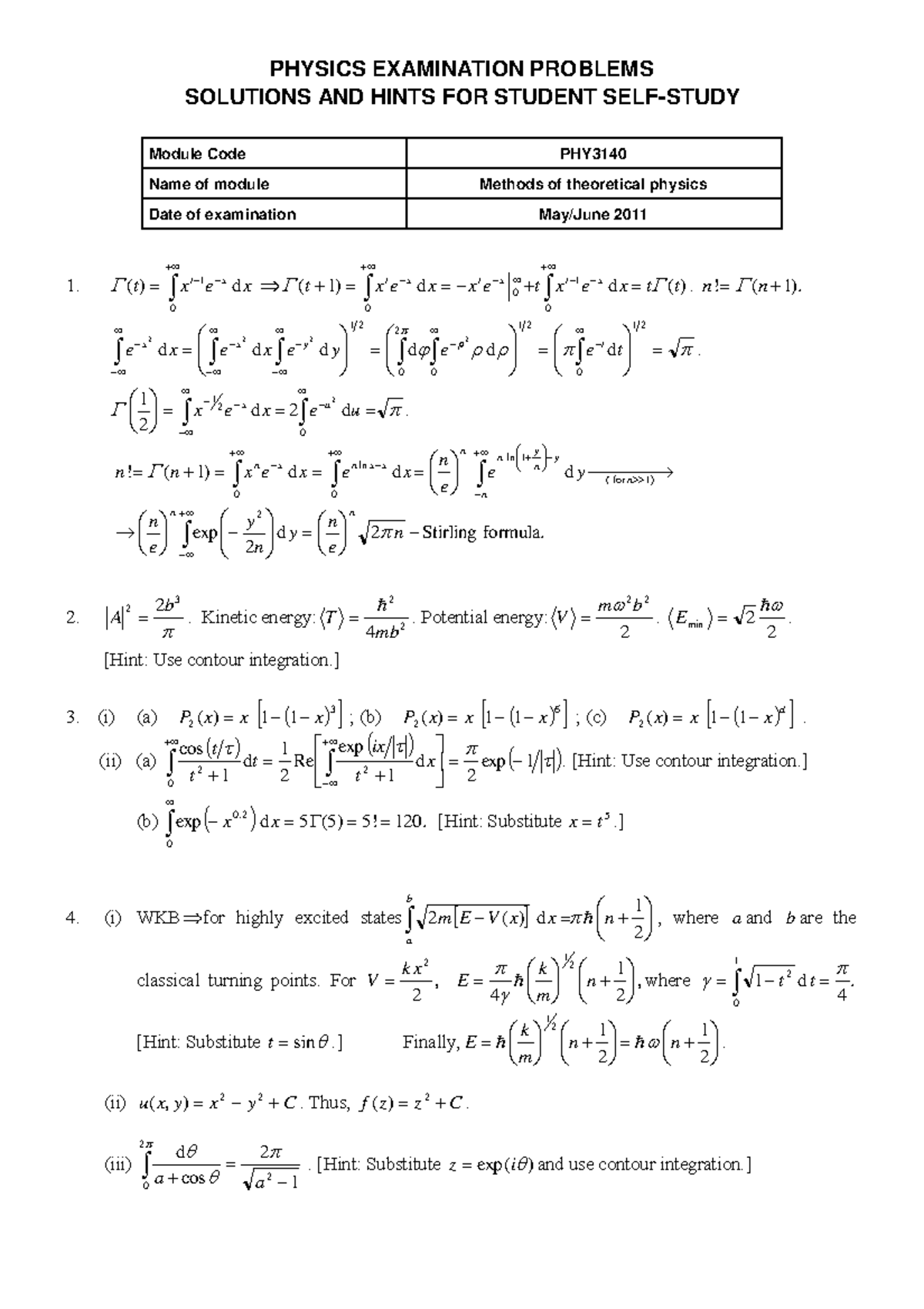 Exam June 11 Answers Studocu