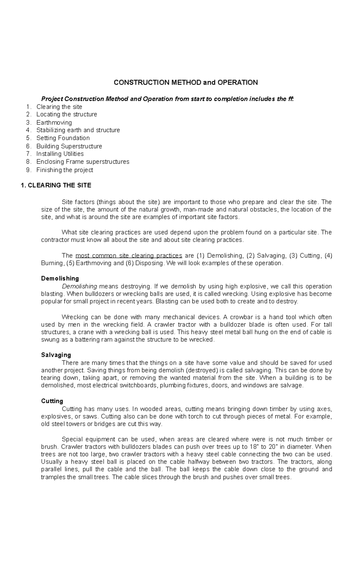 IM-7 Advanced Construction Method And Equipment - CONSTRUCTION METHOD ...