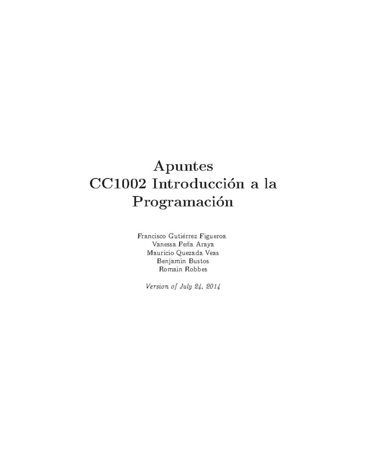 Apunte Para Alumnos Capitulos 1 7 Unidad 1 2 - Apuntes CC1002 ...