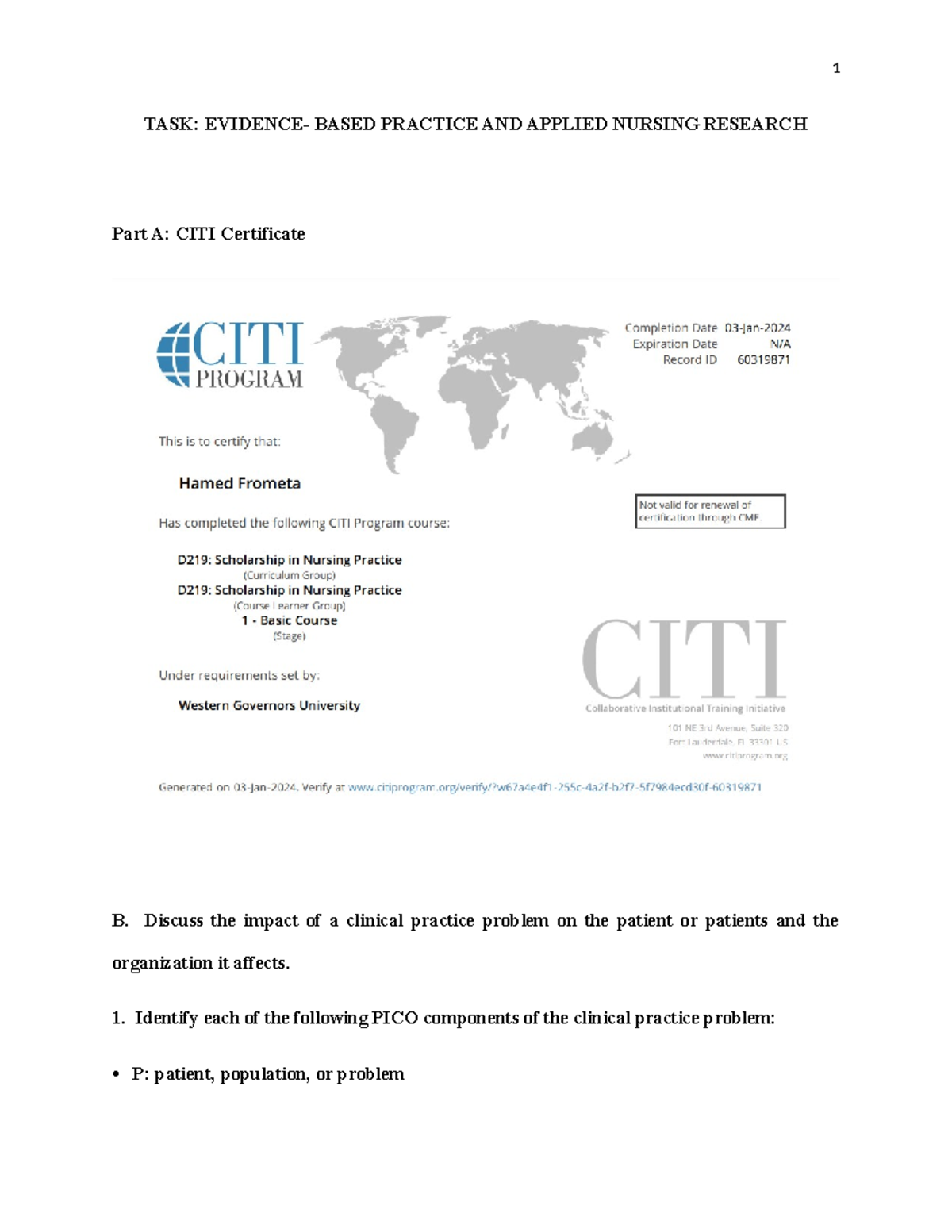 MYM2 TASK 1 - Certificate In Accounting And Finance (CAF1-8) - Edit ...