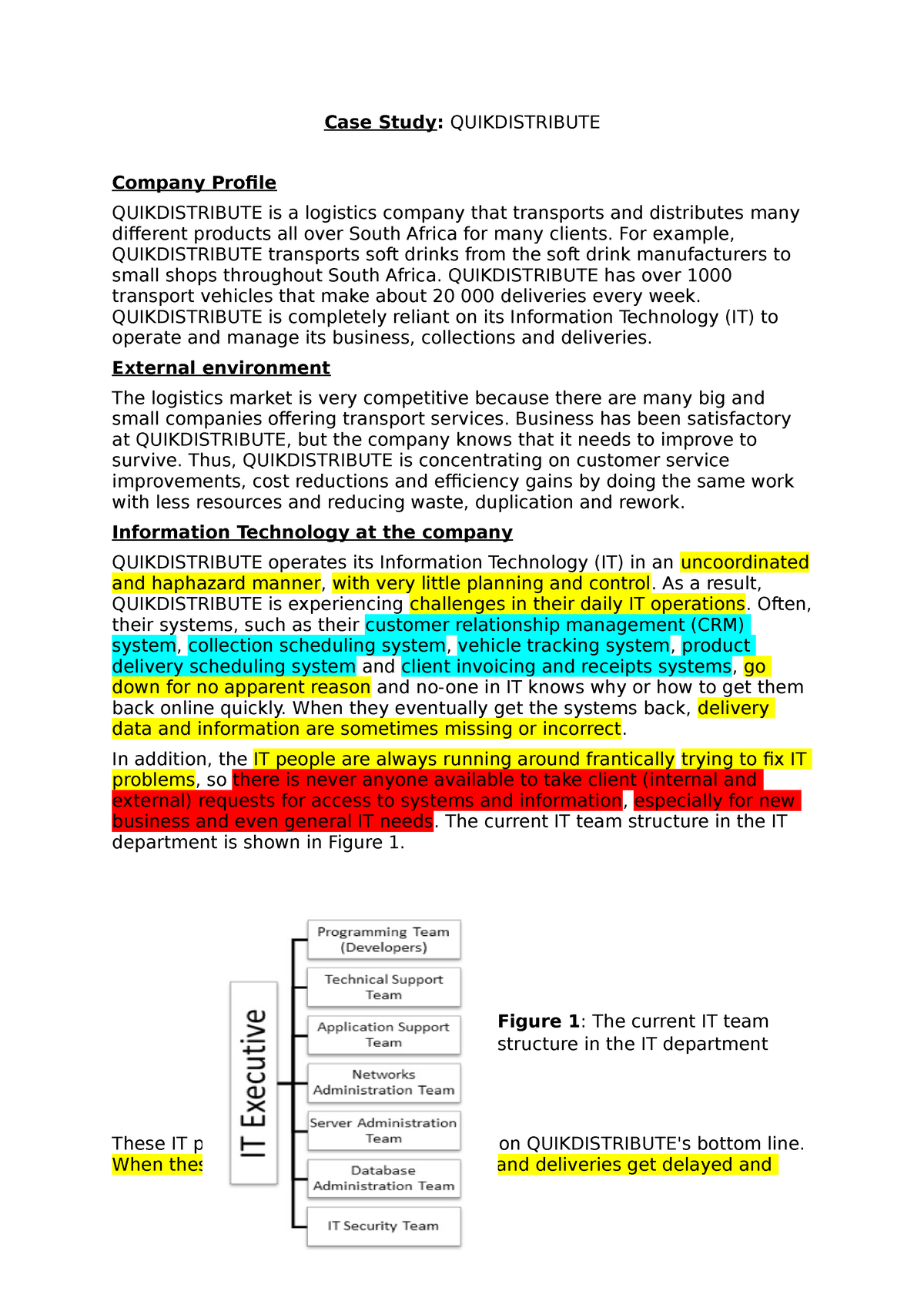 edu30005 assignment 2 case study