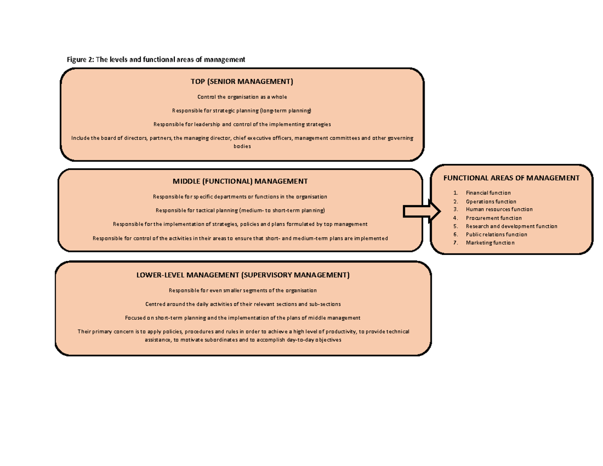 levels-and-functional-areas-of-management-studocu