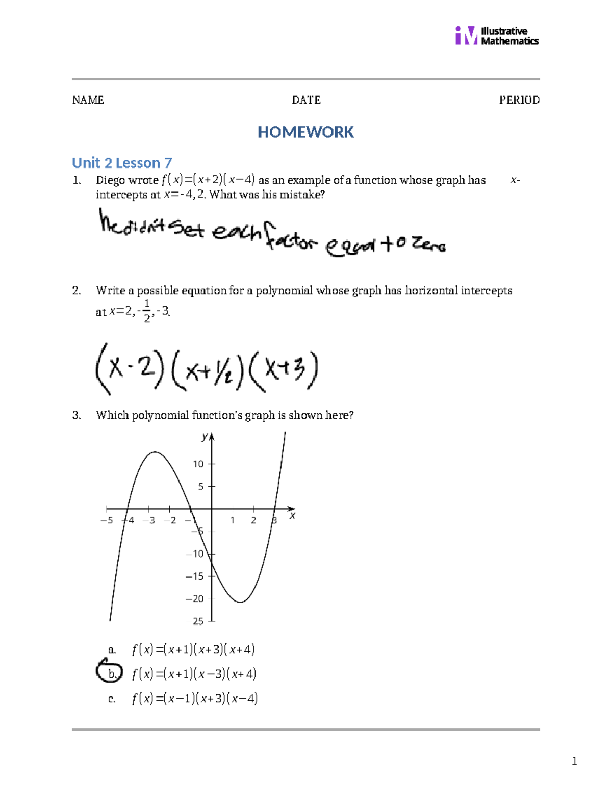 2-7+HW - A quick rundown of the calculus assignment Chapter 2 lesson 4 ...