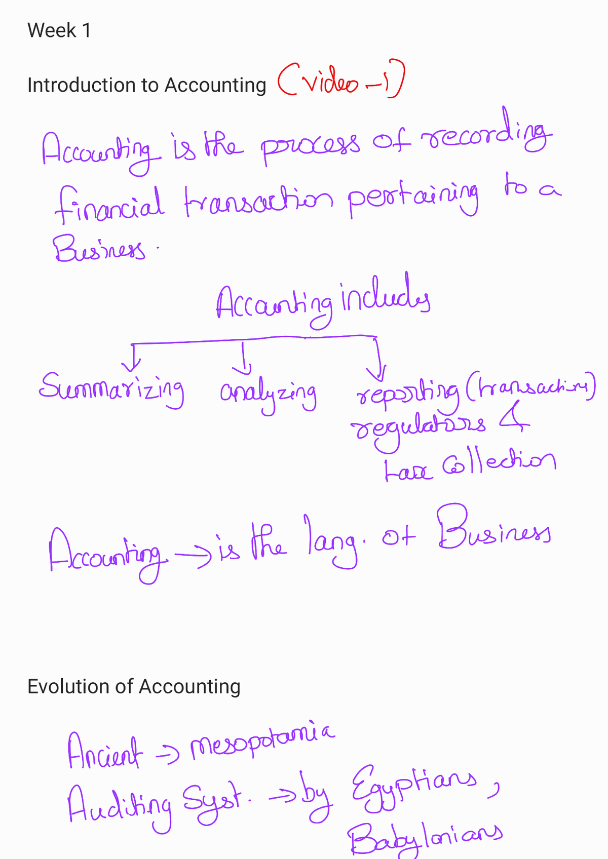 Week 1 Financial Accounting - Studocu