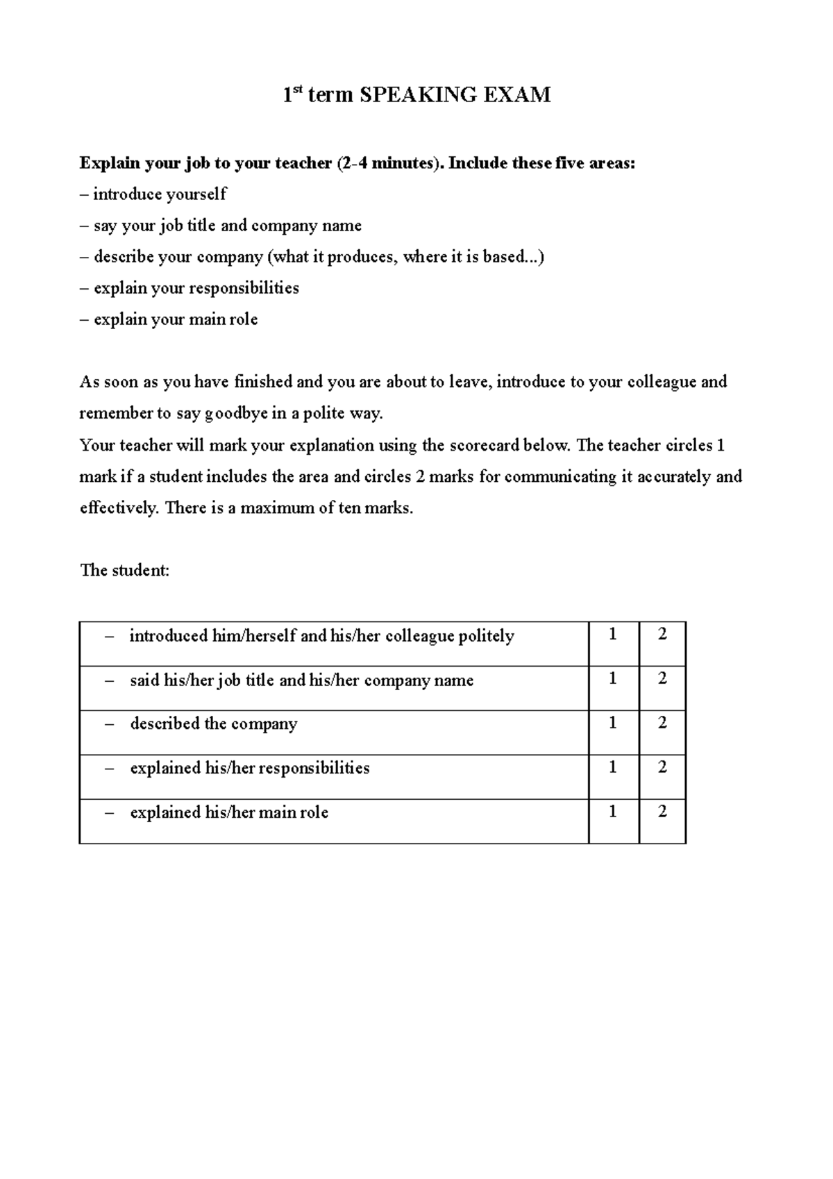 speakingexam-adfin-1stterm-1-st-term-speaking-exam-explain-your-job