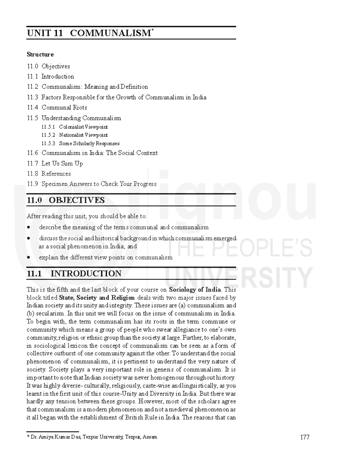 Unit-11 Communalism - It's the summery of text book - Communalism UNIT ...