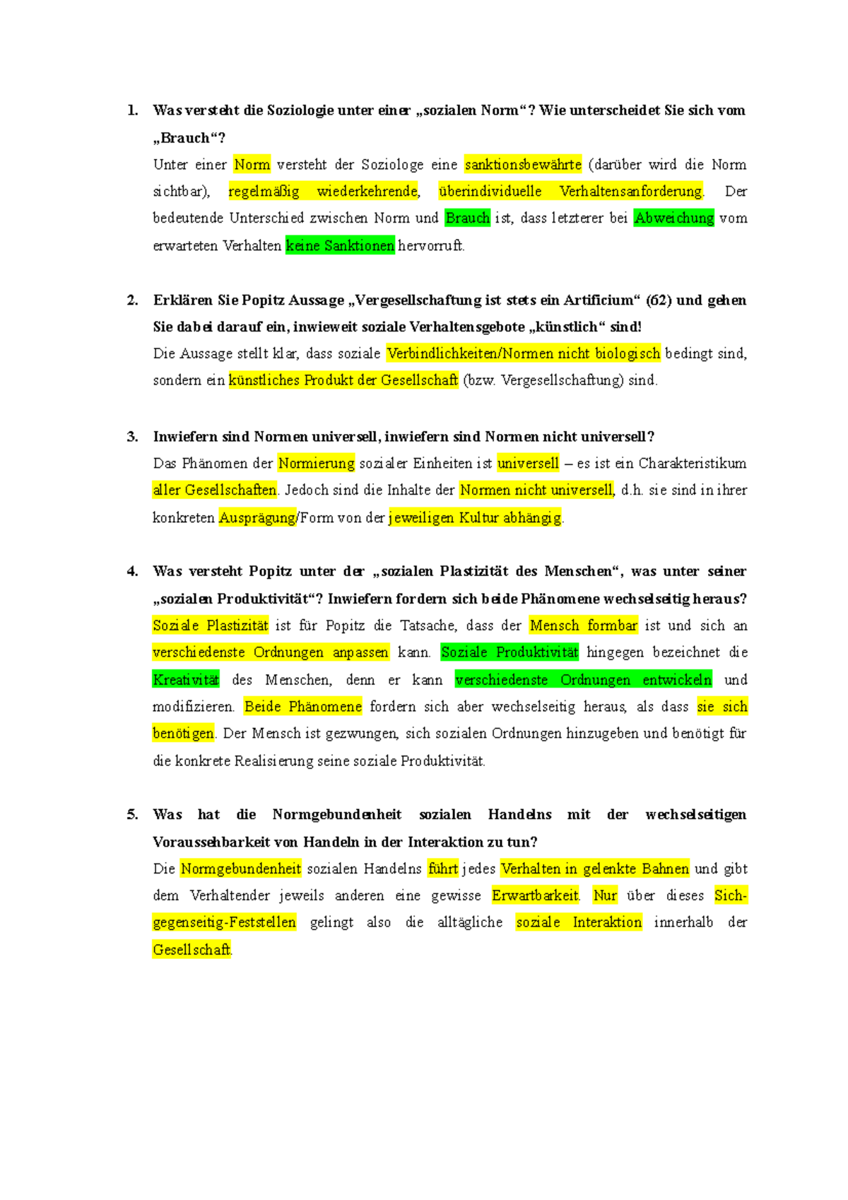 III. Der Mensch als Produkt der Gesellschaft - Heinrich Popitz - 1. Was ...