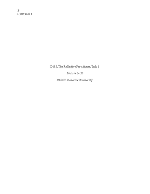 TWS TASK 2 - Task 1 of Teacher Work Sample paper. Resources are ...