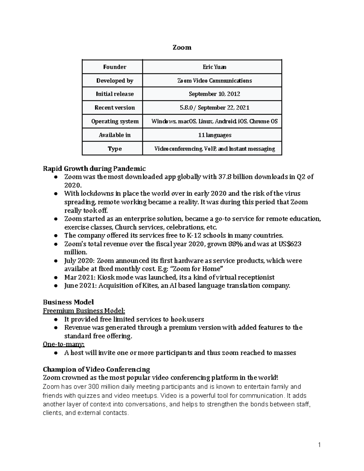 zoom case study pdf