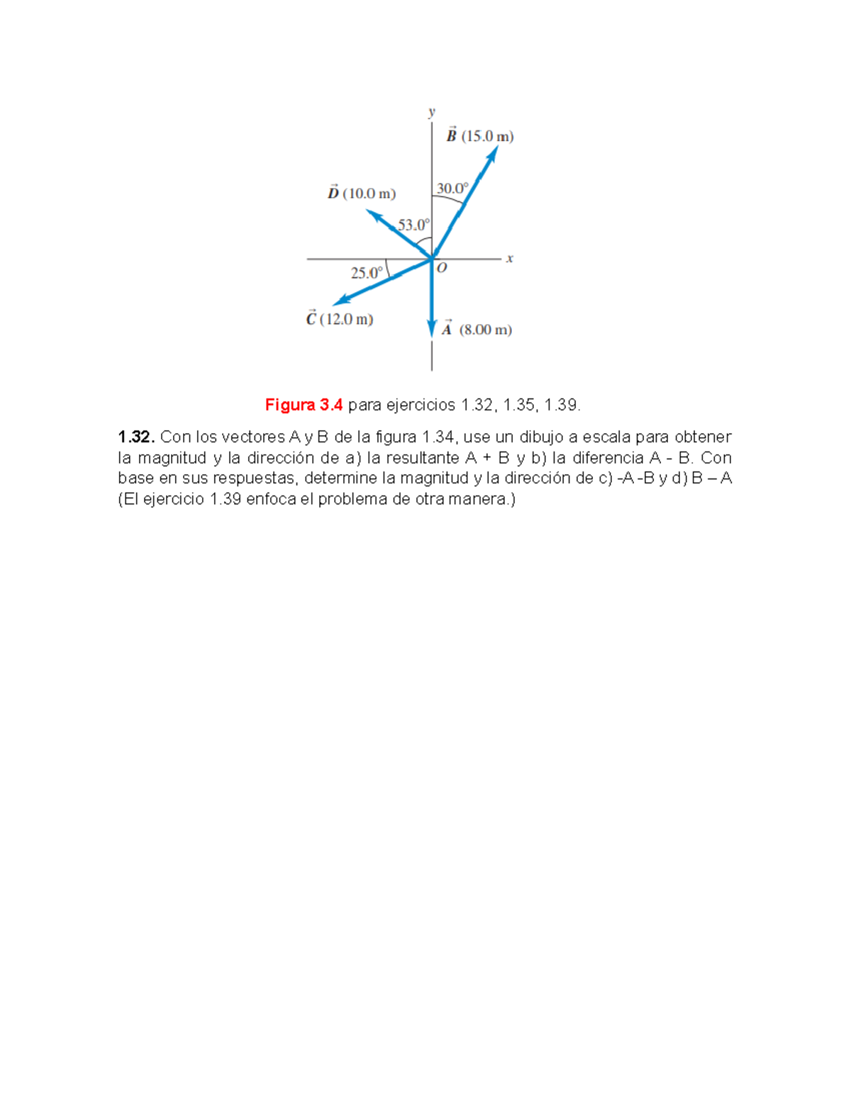 Tarea 2 DE Fisica I - Figura 3 Para Ejercicios 1, 1, 1. 1. Con Los ...