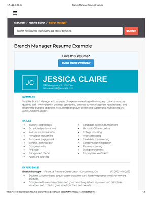 Creating your academic cv handout 1 - Creating your academic cv For ...