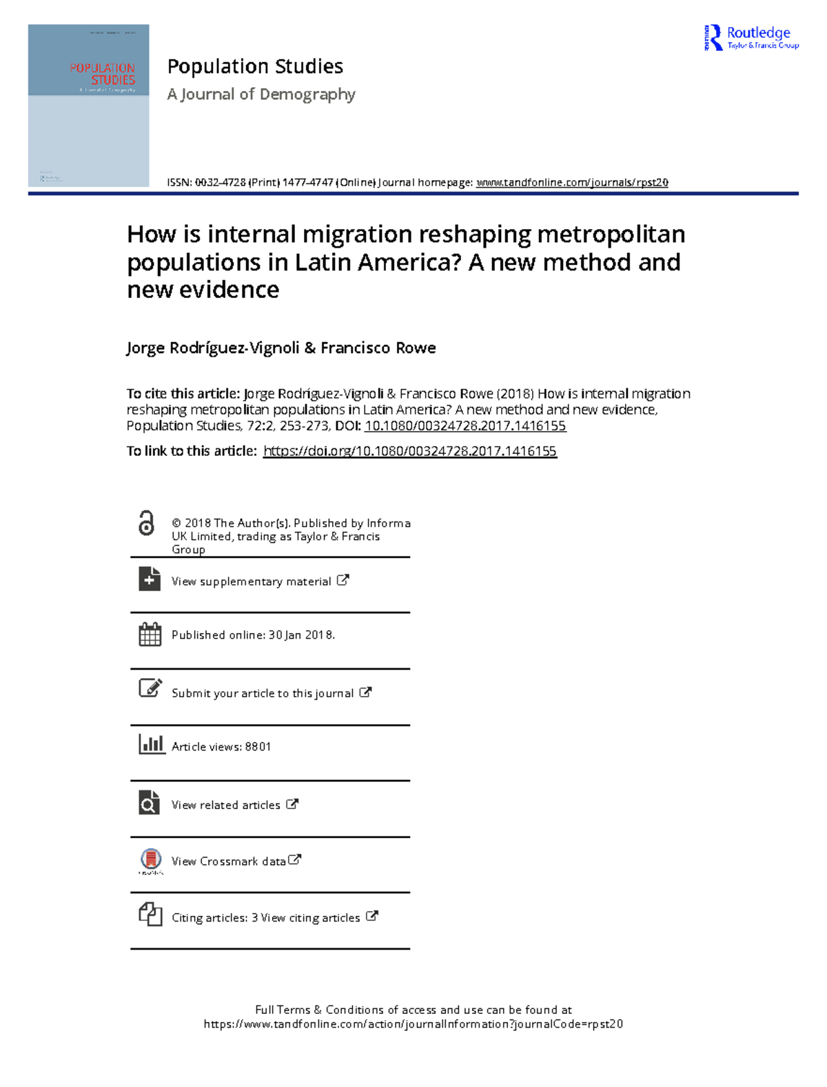 How is internal migration reshaping metropolitan populations in Latin ...