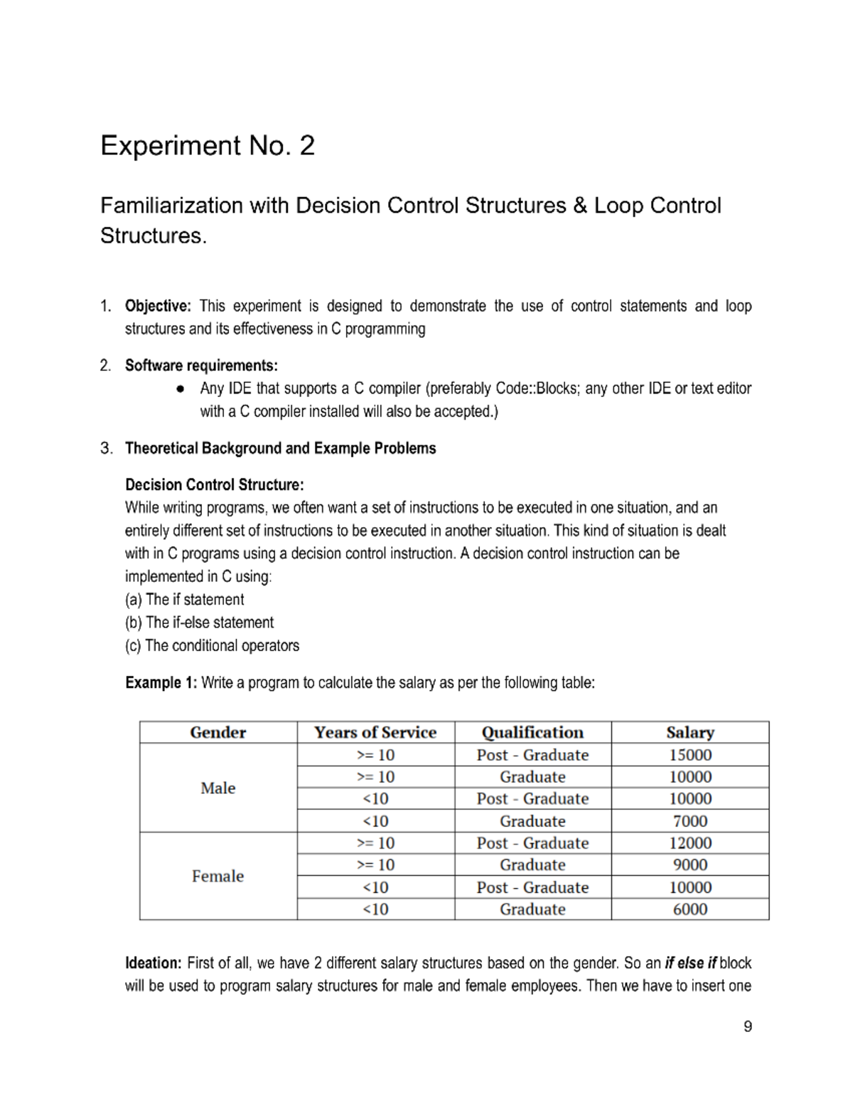 EEE ECE103IL CSE162 Exp2 Updated - Computer Programing (Java-1) - Studocu
