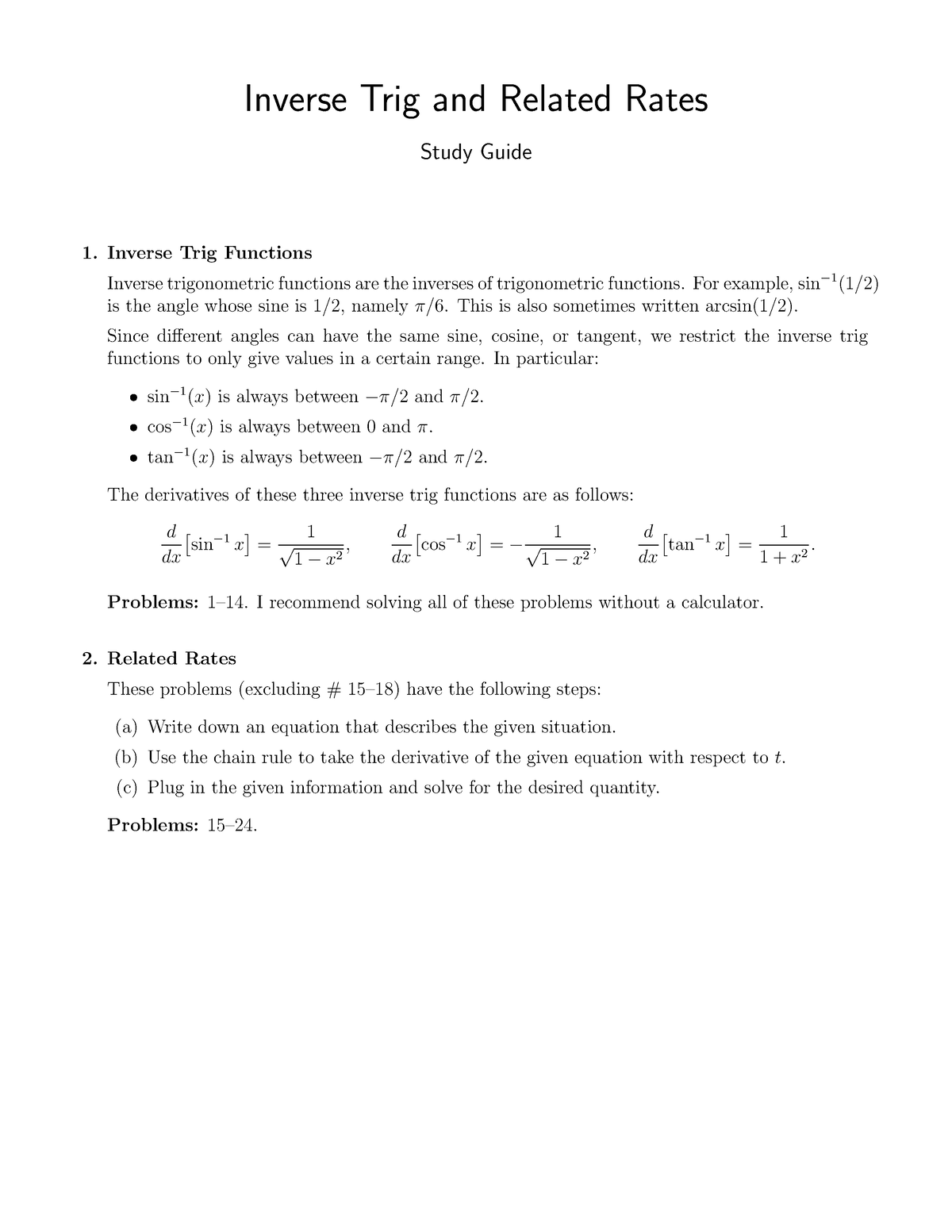 study-guide-inverse-trig-related-rates-inverse-trig-and-related-rates