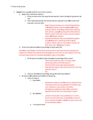 Writing Assignment 1 - Cassie - My teaching philosophy is to be focused ...