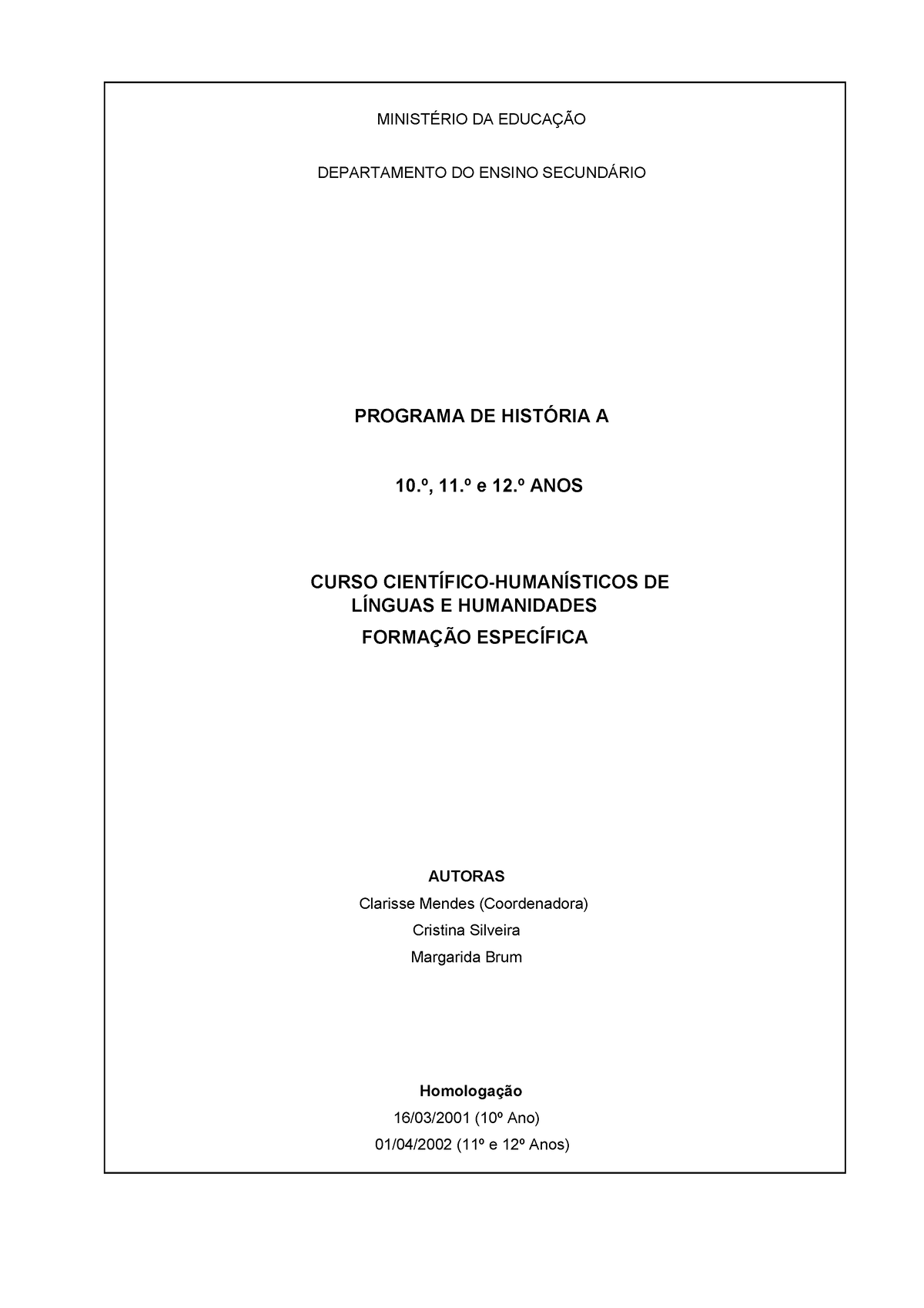 Historia a 10 11 12 - resumos para estudo de exame - MINISTÉRIO DA ...