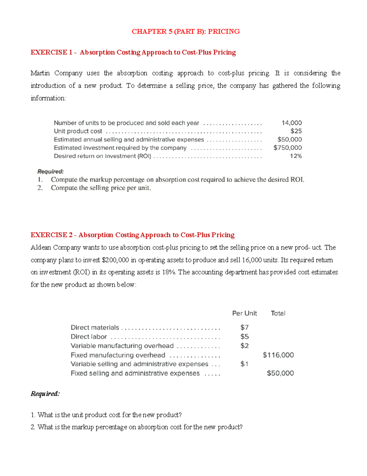 5b. ACC1107E Practice Questions Chapter 5(B) - Financial Management ...