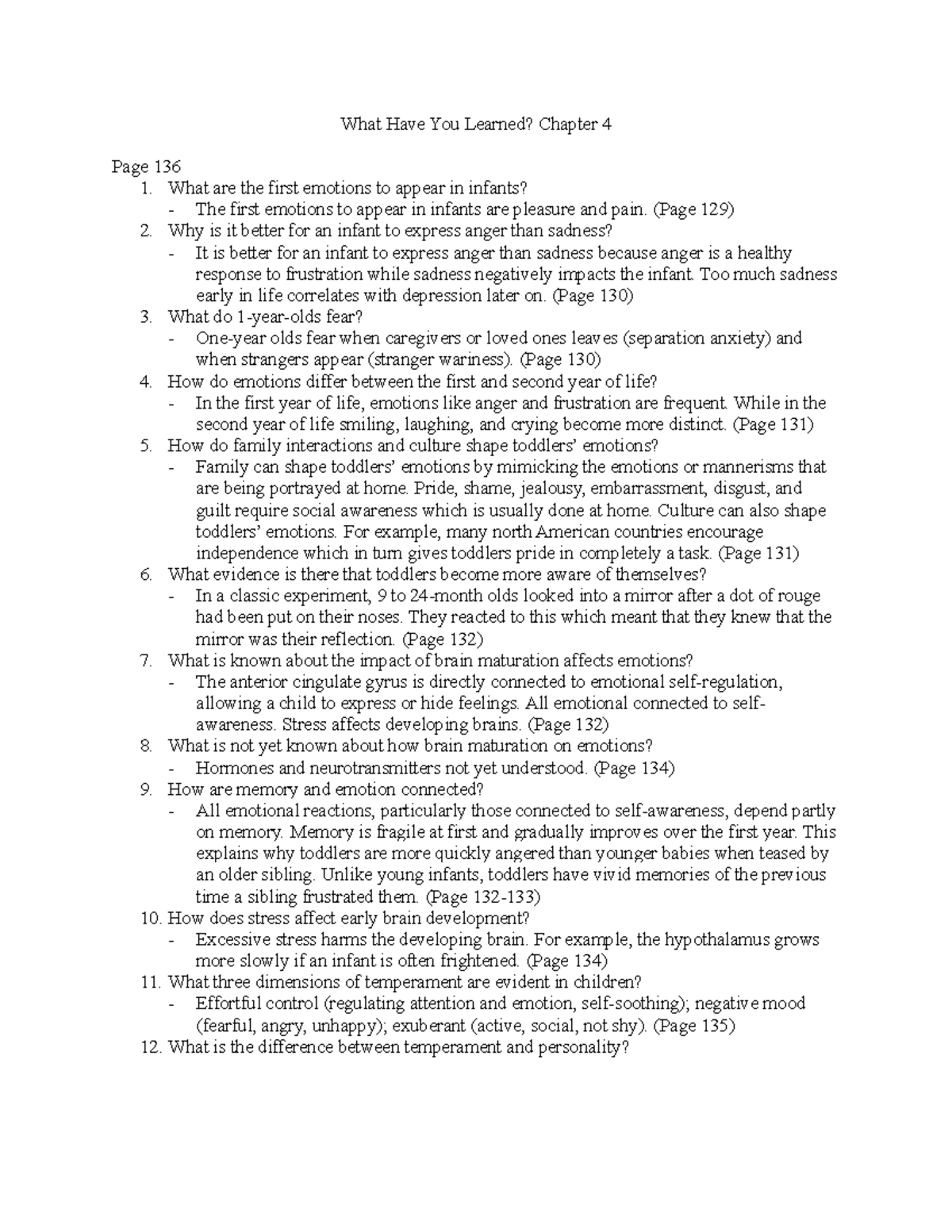 Lifespan Developmental Psychology Questions Chapter 4 What Have You Lifespan Developmental Psychology Questions Chapter 4 What Have You