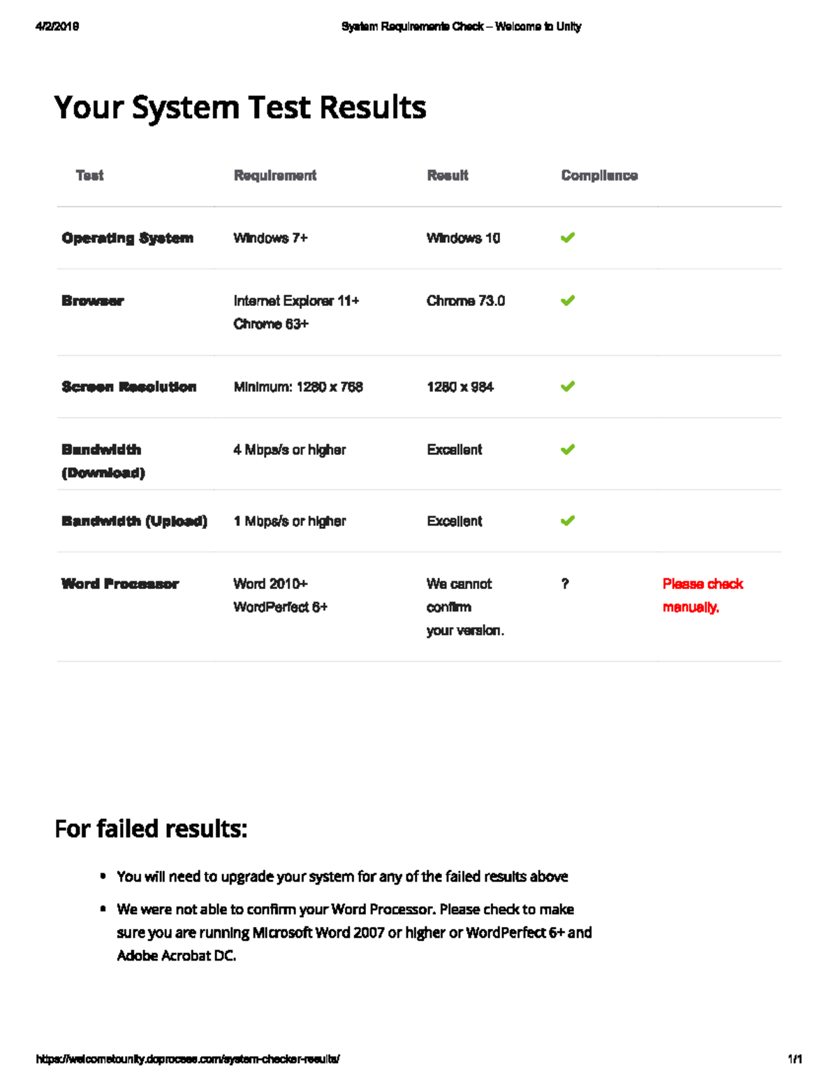 D1009IM2 System Requirements Check to Unity DEVL6025 Studocu
