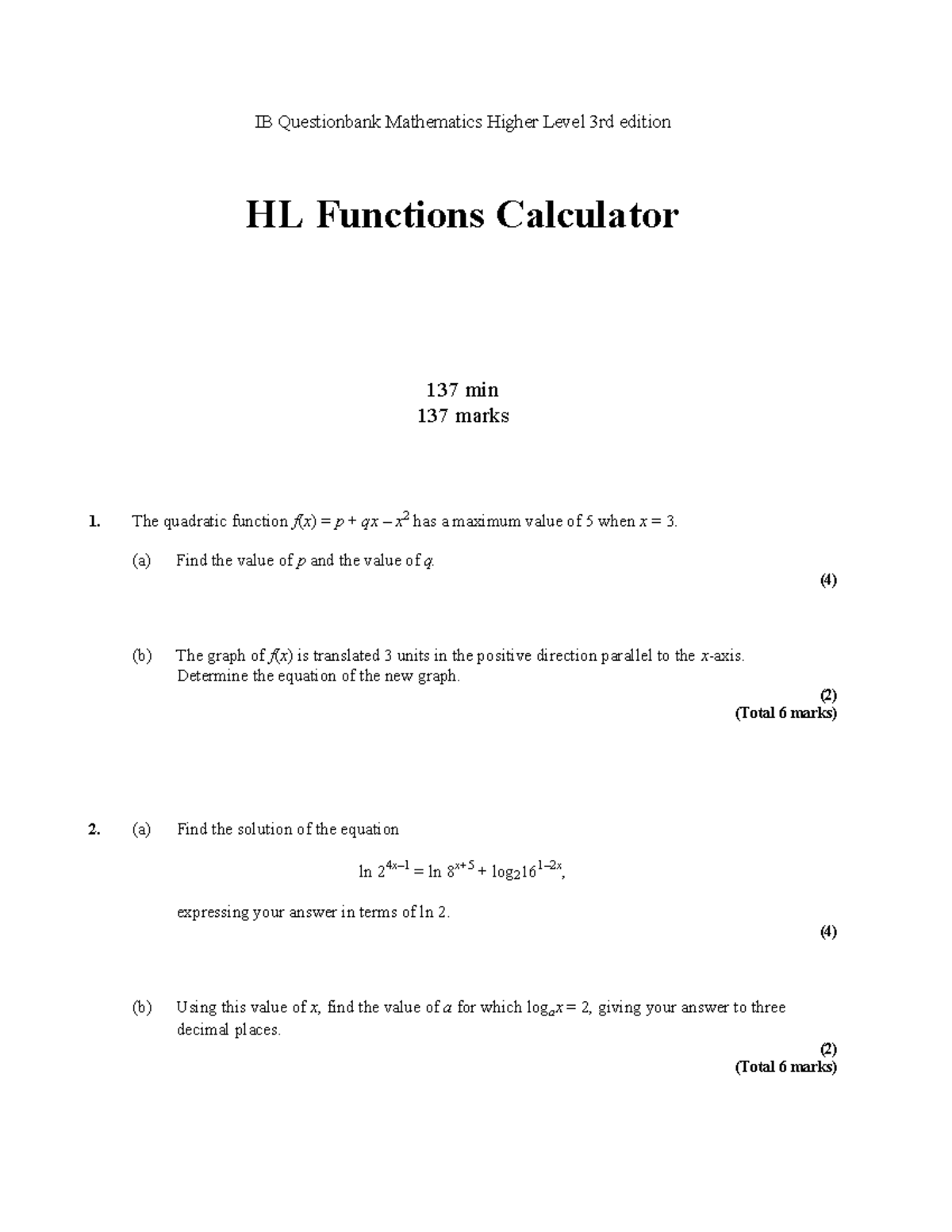 hl-functions-calculator-ib-questionbank-mathematics-higher-level-3rd