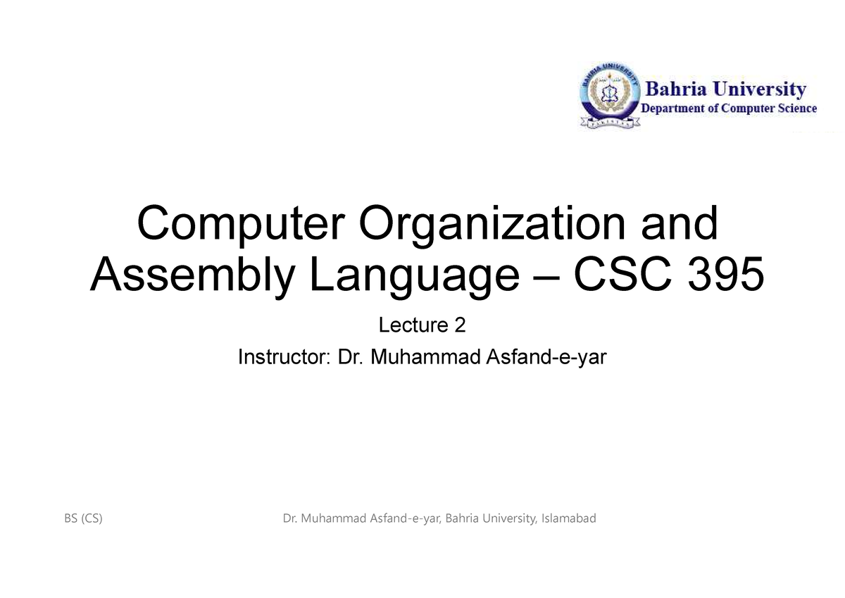 Week-2-Part-I-28022023-010749 Pm - Computer Organization And Assembly ...