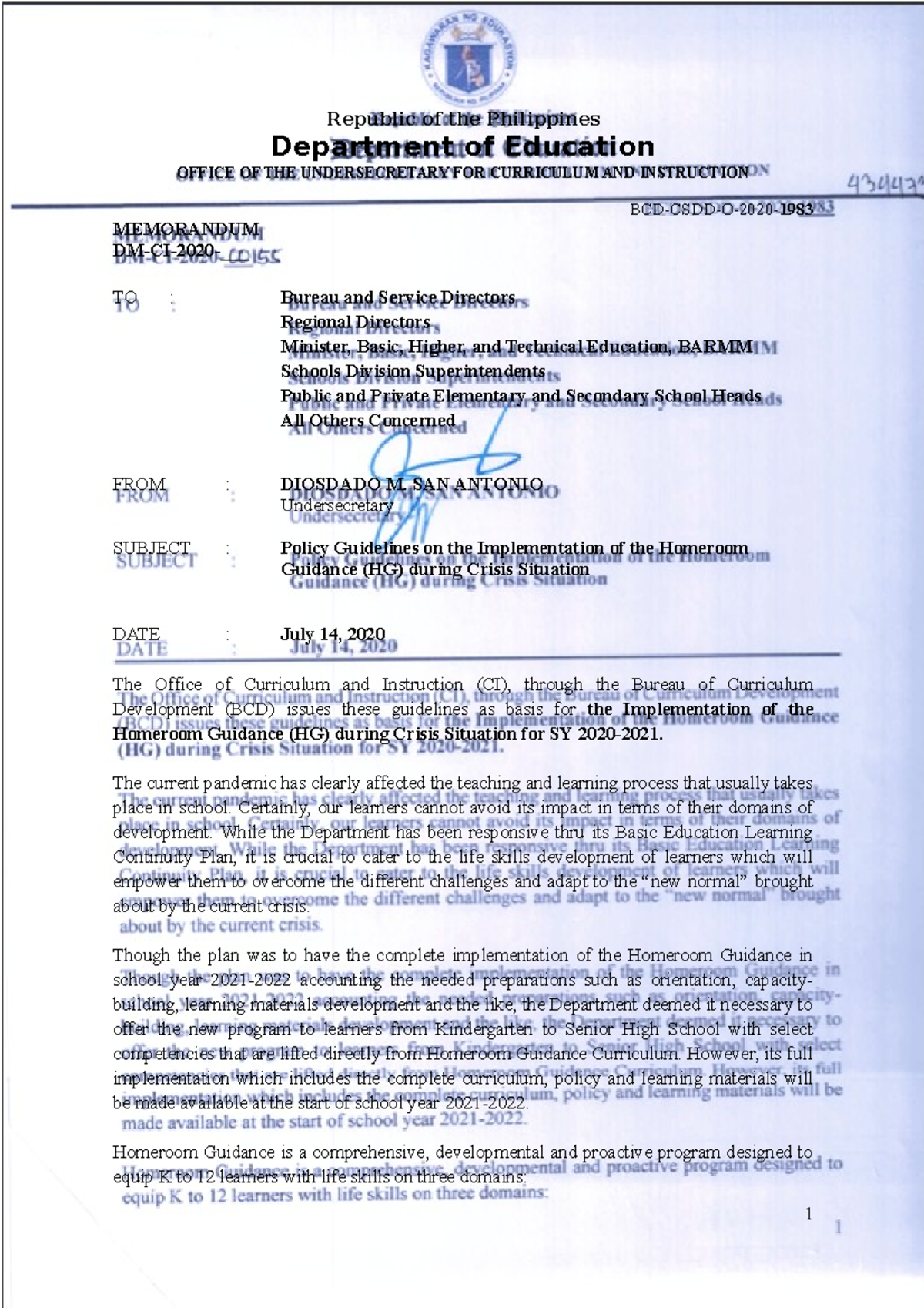 2020 HG Policy Guidelines - Republic of the Philippines Department of ...